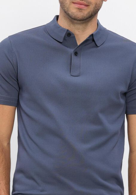 Blauwe GENTI Polo POLO 2 BUTTON SS 1260 - large
