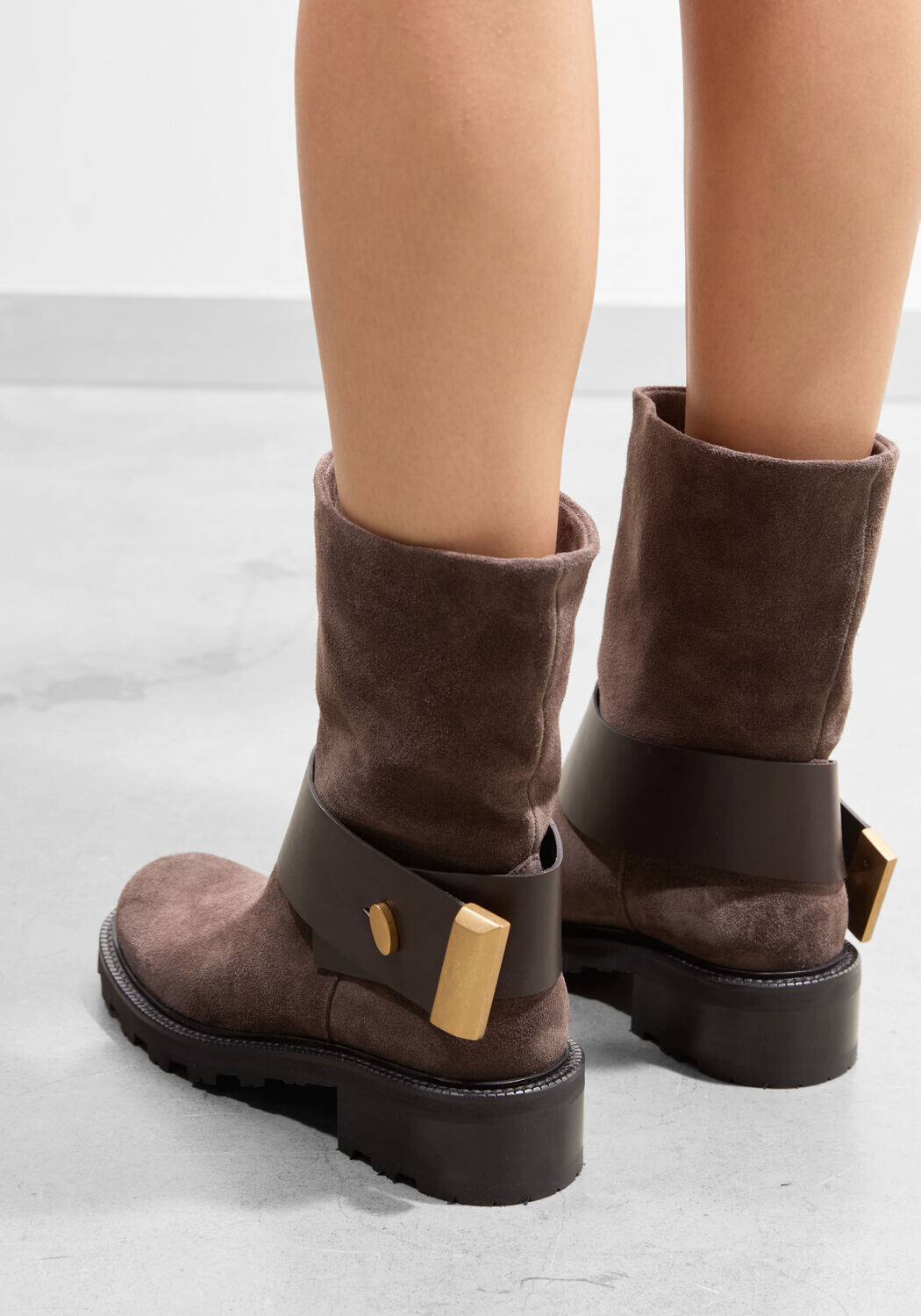 Bruine ROBERTO FESTA Biker boots EMELIN - large