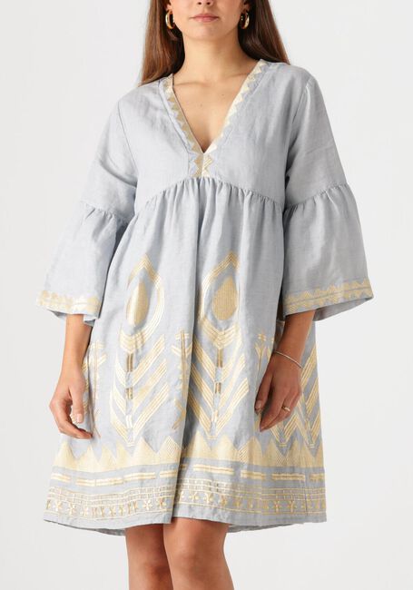 Grijze GREEK ARCHAIC KORI Mini jurk 231114 - large