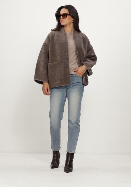 Bruine KNIT-TED Jassen JOKO JACKET - large