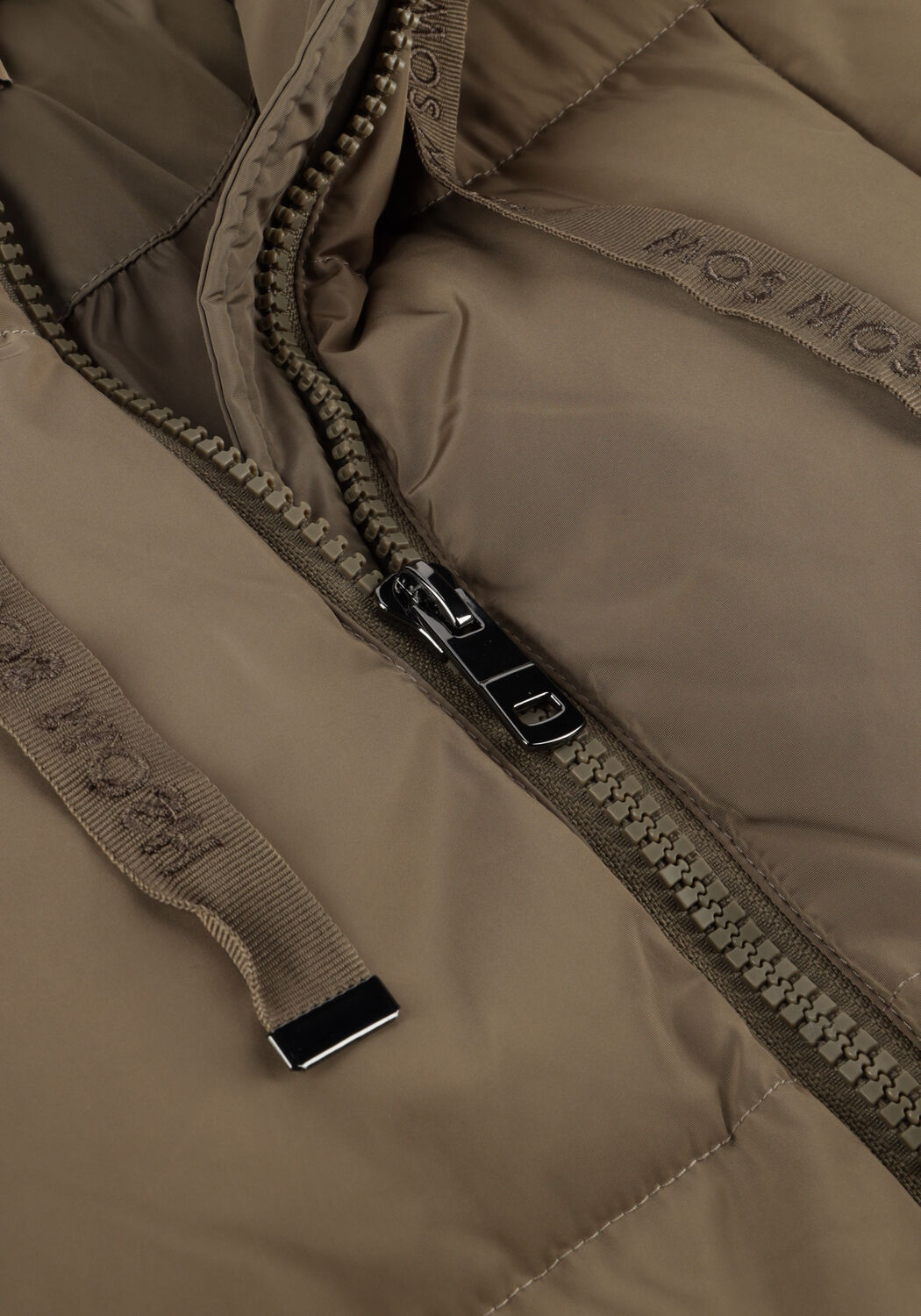 Khaki MOS MOSH Gewatteerde jas NOVA SQUARE DOWN COAT - large