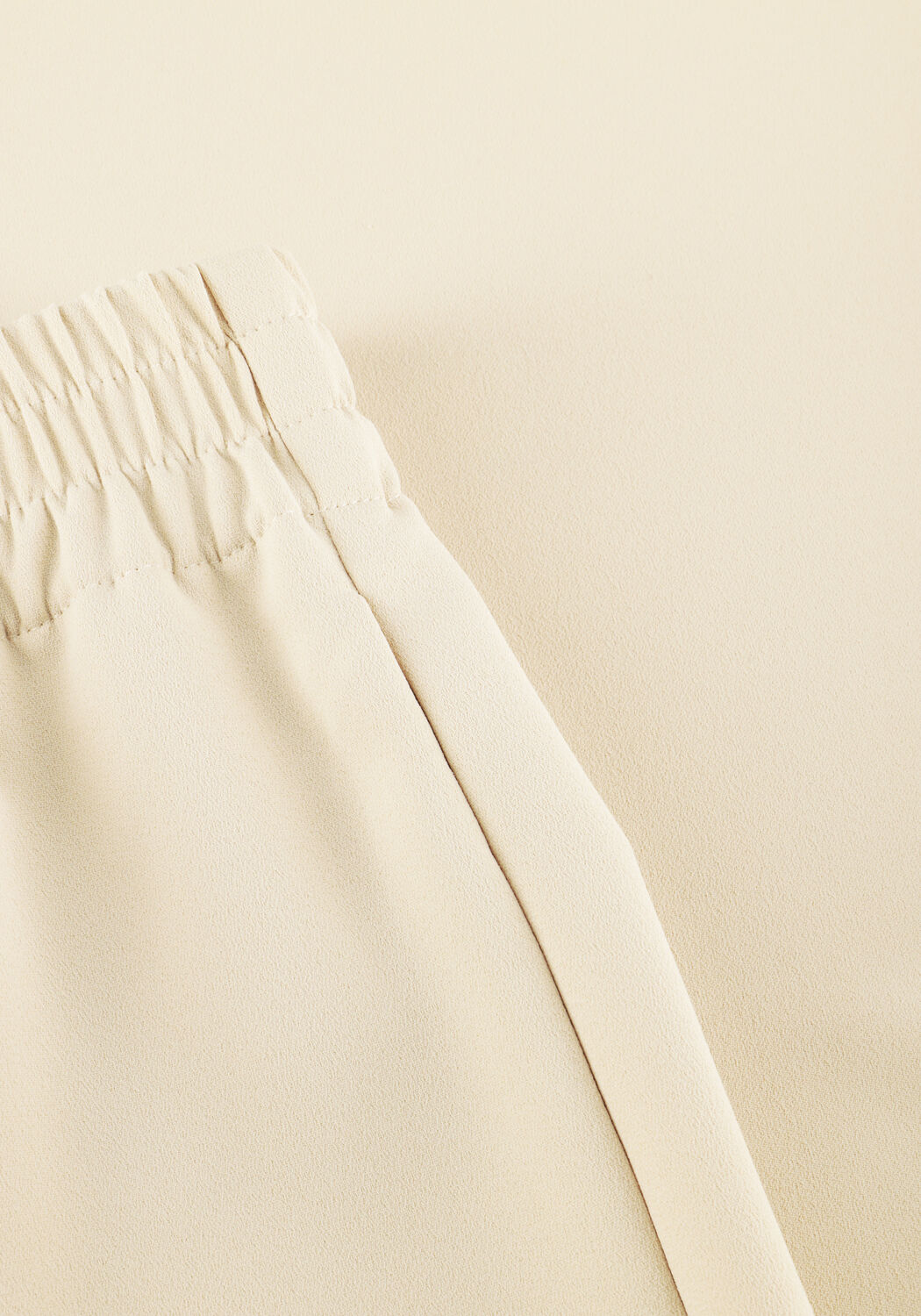 Creme LINA LOCCHI Wijde broek LL-ALBERTINA - large