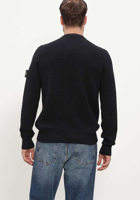 Zwarte STONE ISLAND Trui CREW NECK S01C4 - large