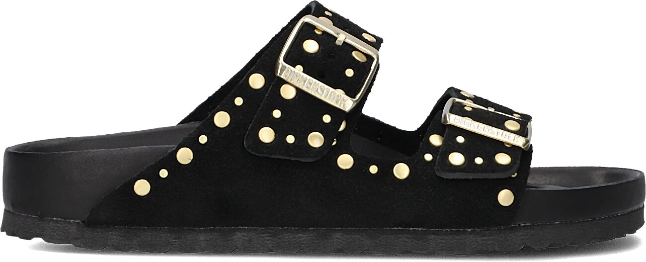Birkenstock Slippers
Dames Arizona Rivet, Maat: 39, Materiaal: Suède, Kleur: Zwart