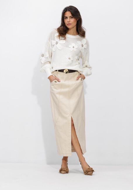 Gebroken wit CAROLINE BISS Trui 1292 - large