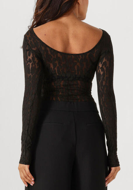 Zwarte WOLFORD Top LEO STRING BODY - large