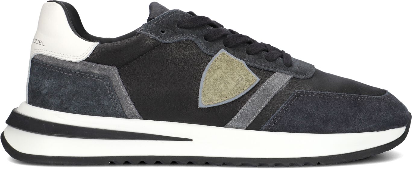 Philippe Model Lage Sneakers Heren Tropez 2.1, Maat: 45, Materiaal: Canvas, Kleur: Grijs