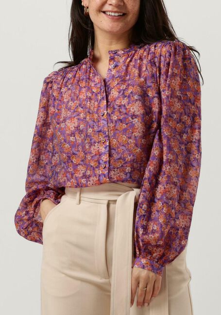 Paarse AAIKO Blouses ZOYA MAUVE FLOWER CO 520 - large