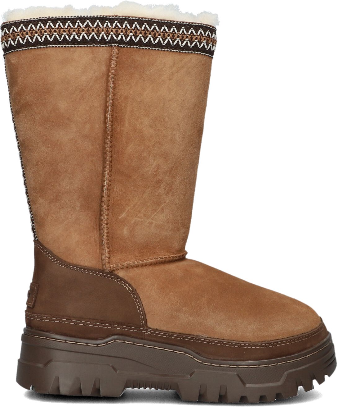 UGG Snowboots Dames Classic Tall Trailgazer, Maat: 39, Materiaal: Suède, Kleur: Cognac