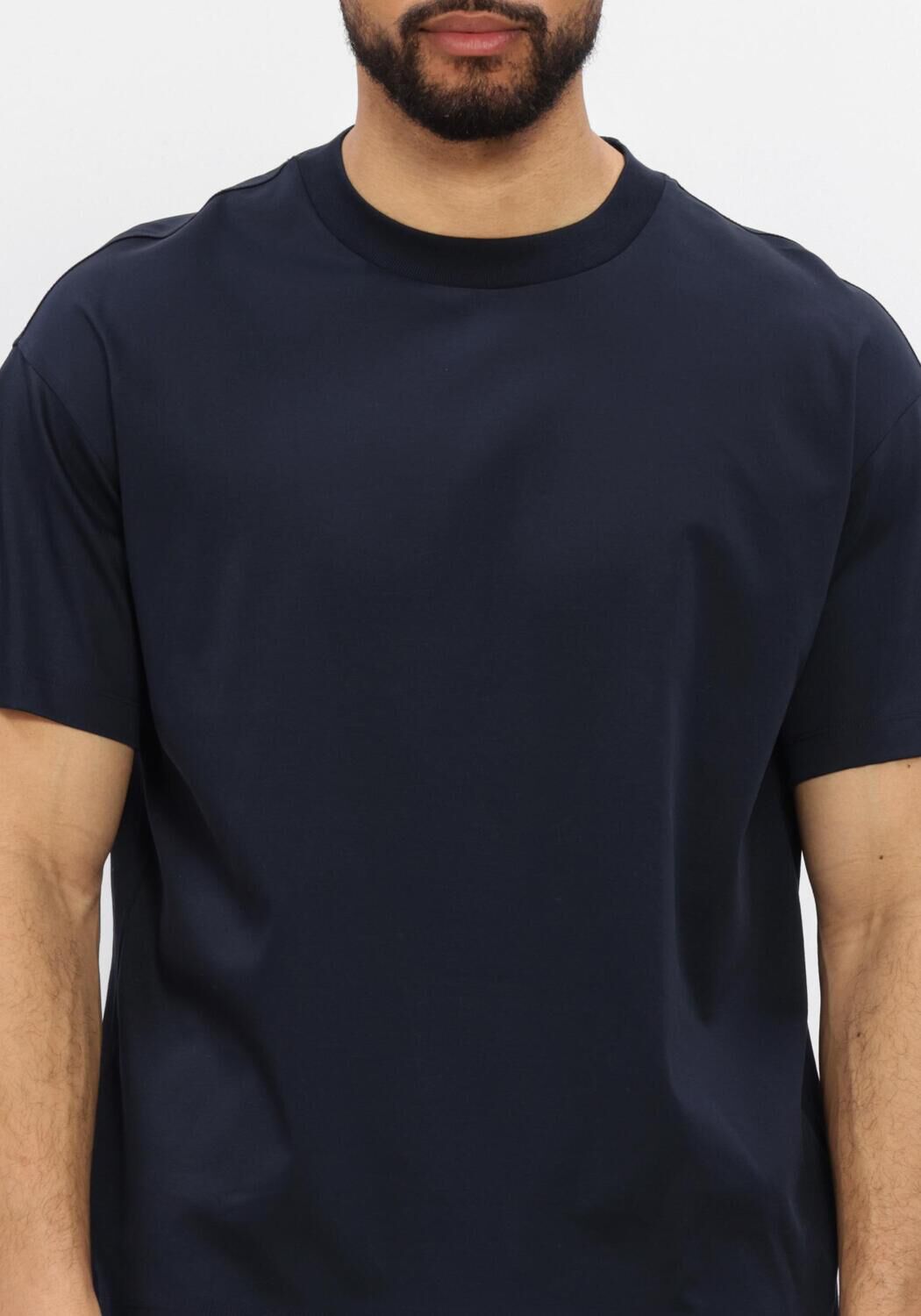 Donkerblauwe NN.07 T-shirt LIONEL SS 3525 - large