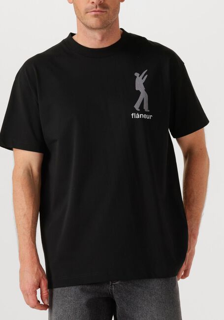 Zwarte FLANEUR T-shirt INFLATABLES T SHIRT - large