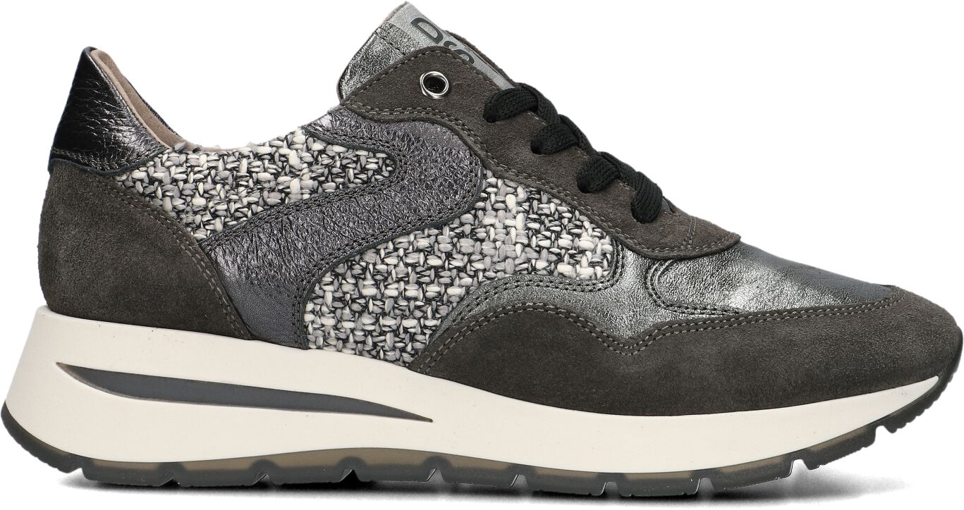 DL Sport Lage Sneakers Dames 6334, Maat: 36, Materiaal: Suède, Kleur: Grijs