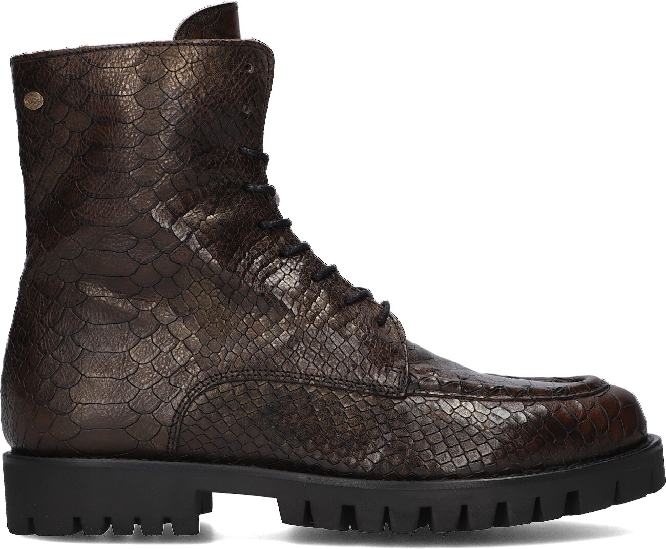 Fred de la Bretoniere Veterboots Dames Minou Derby, Maat: 40, Materiaal: Leer, Kleur: Bruin