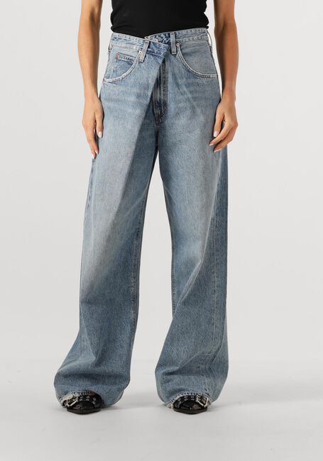 Blauwe AGOLDE Wide jeans VANA FOLD JEAN IN MANTRA - large