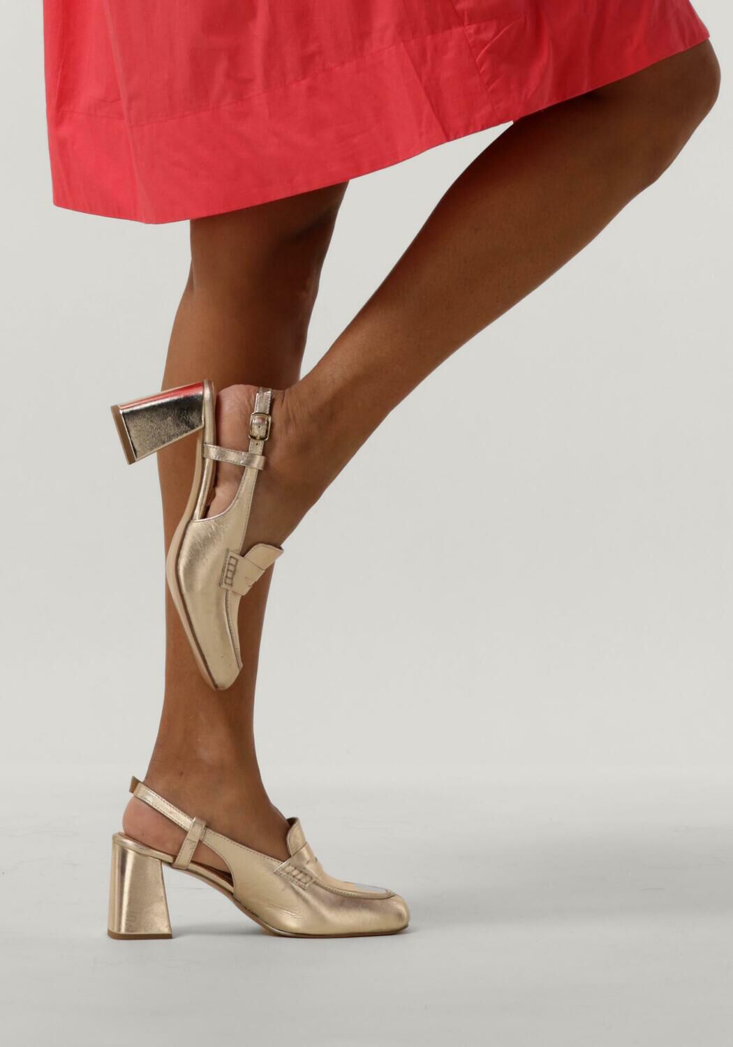 Gouden NOTRE-V Slingbacks VK1096 - large