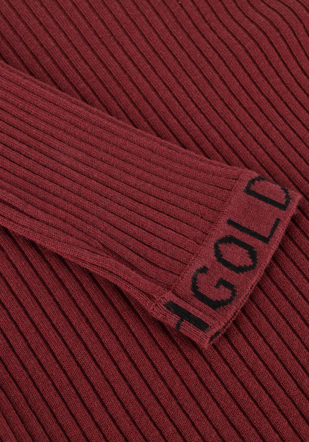 Bordeaux GOLDBERGH Coltrui MIRA LONG SLEEVE KNIT SWEATER - large