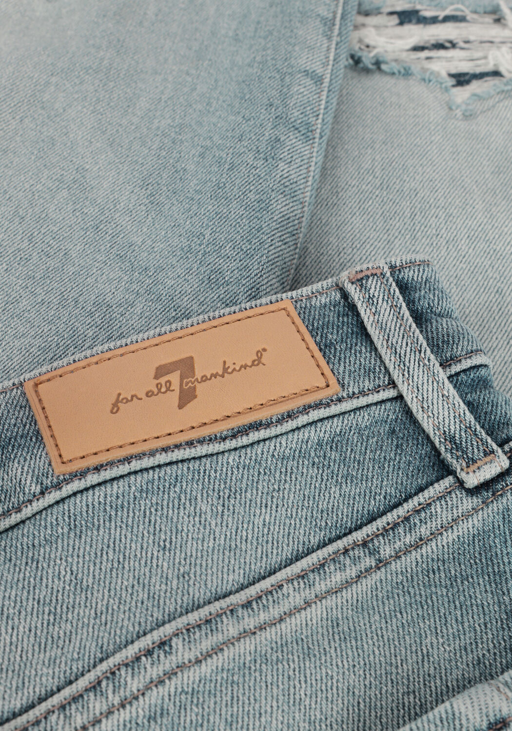 Blauwe 7 FOR ALL MANKIND Straight leg jeans ELLIE STRAIGHT LUXE VINTAGE ELEVATED BESPOKE - large