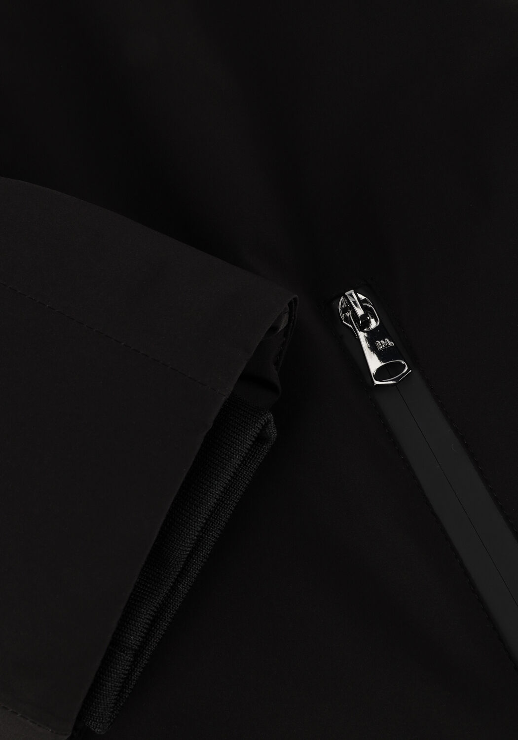 Zwarte BEAUMONT Regenjas HAVEN - large