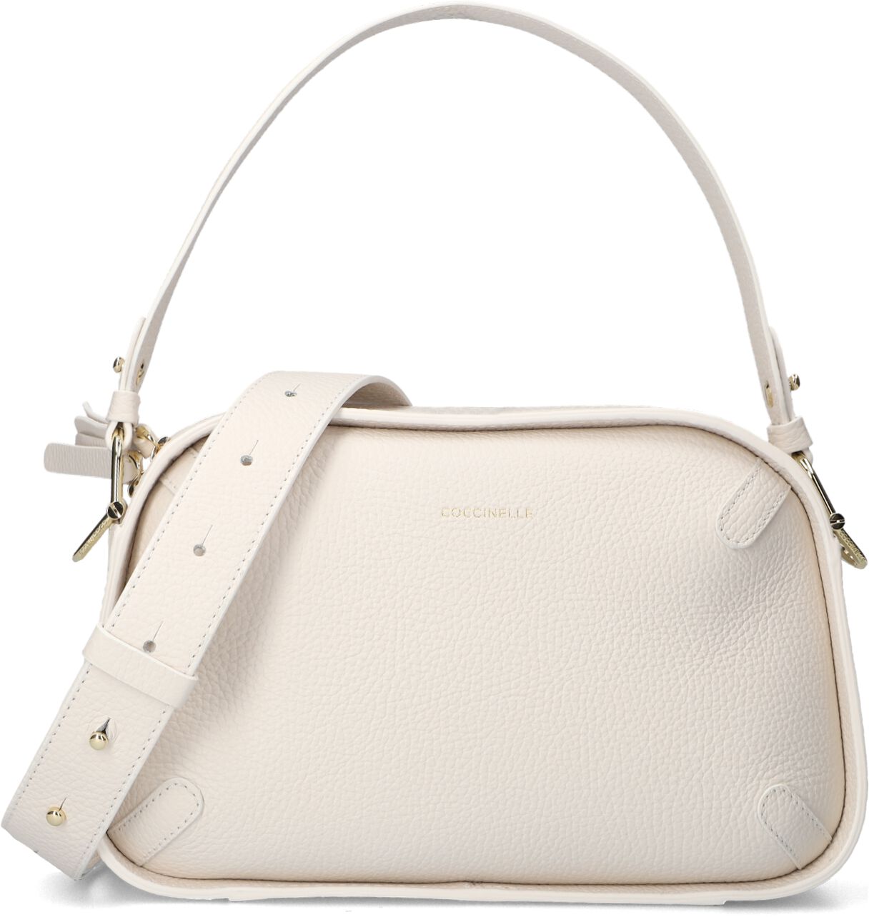 Coccinelle Schoudertas
Dames Maleta, Materiaal: Leer, Kleur: Wit afbeelding 1