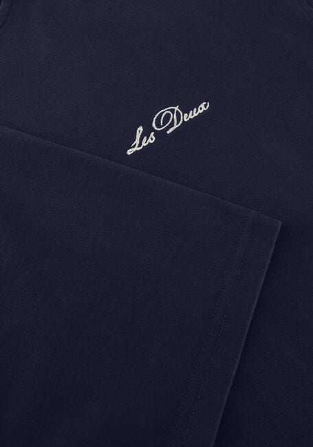 Donkerblauwe LES DEUX T-shirt CREW T-SHIRT - large