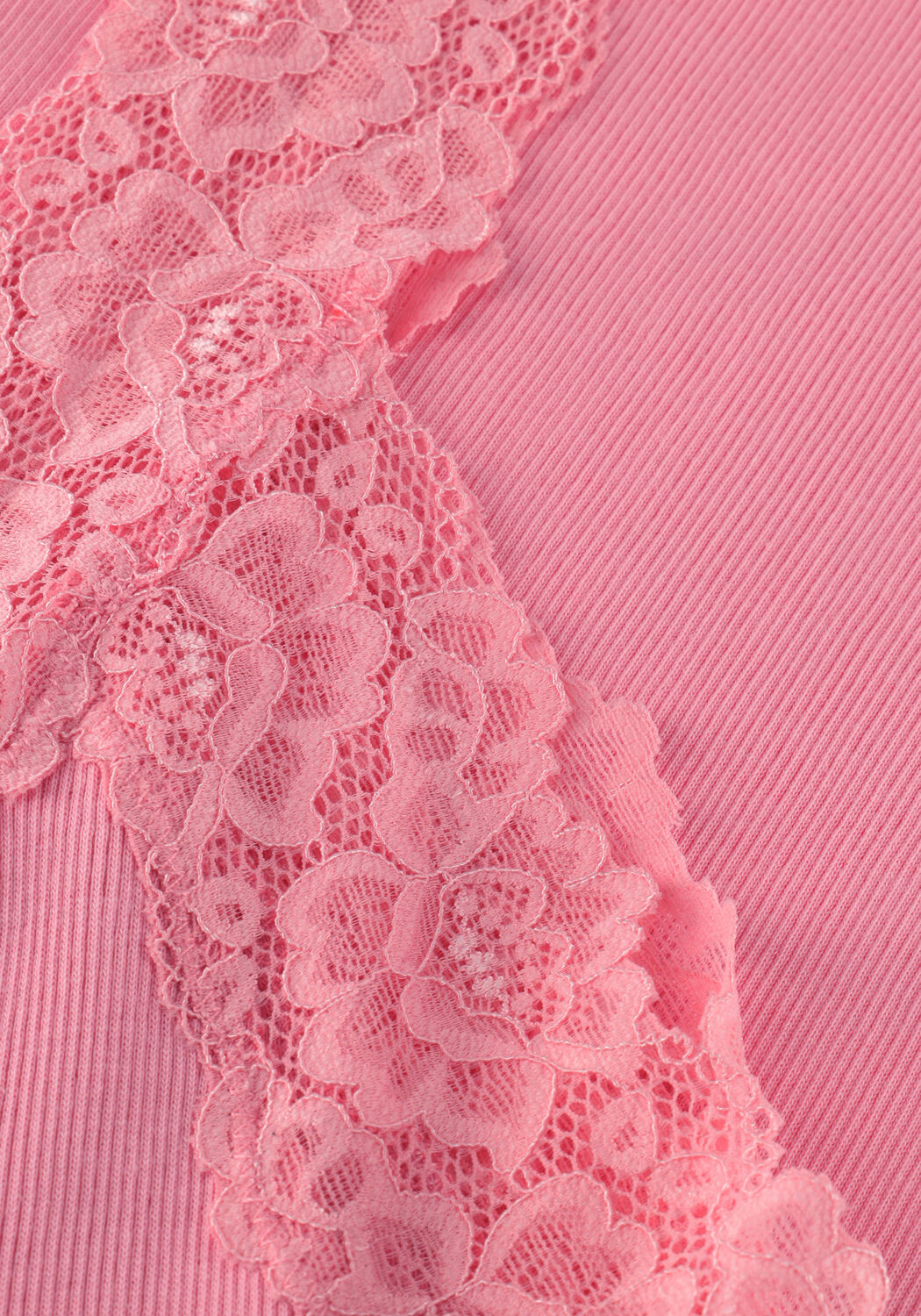 Roze ROSEMUNDE Top BERNADINE SL REGULAR V-NECK TOP - large