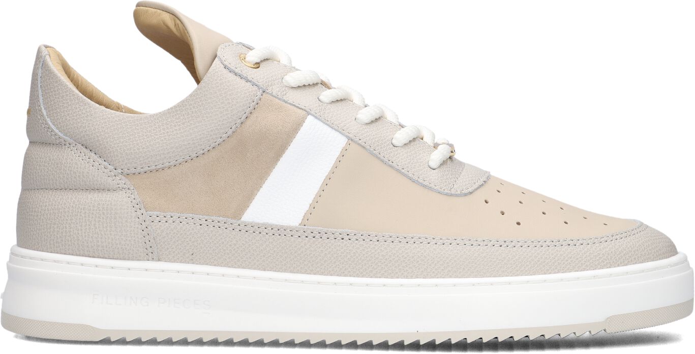 Filling Pieces Lage Sneakers Heren Low Top Game Lux, Maat: 43, Materiaal: Leer, Kleur: Beige