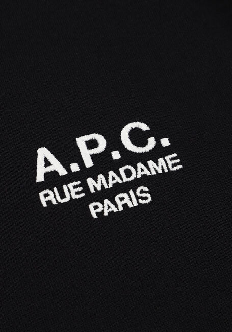 Zwarte APC T-shirt T-SHIRT STANDARD RUE MADAME GOTS H - large