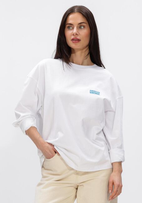 Witte AMERICAN VINTAGE T-shirt GIXY - large