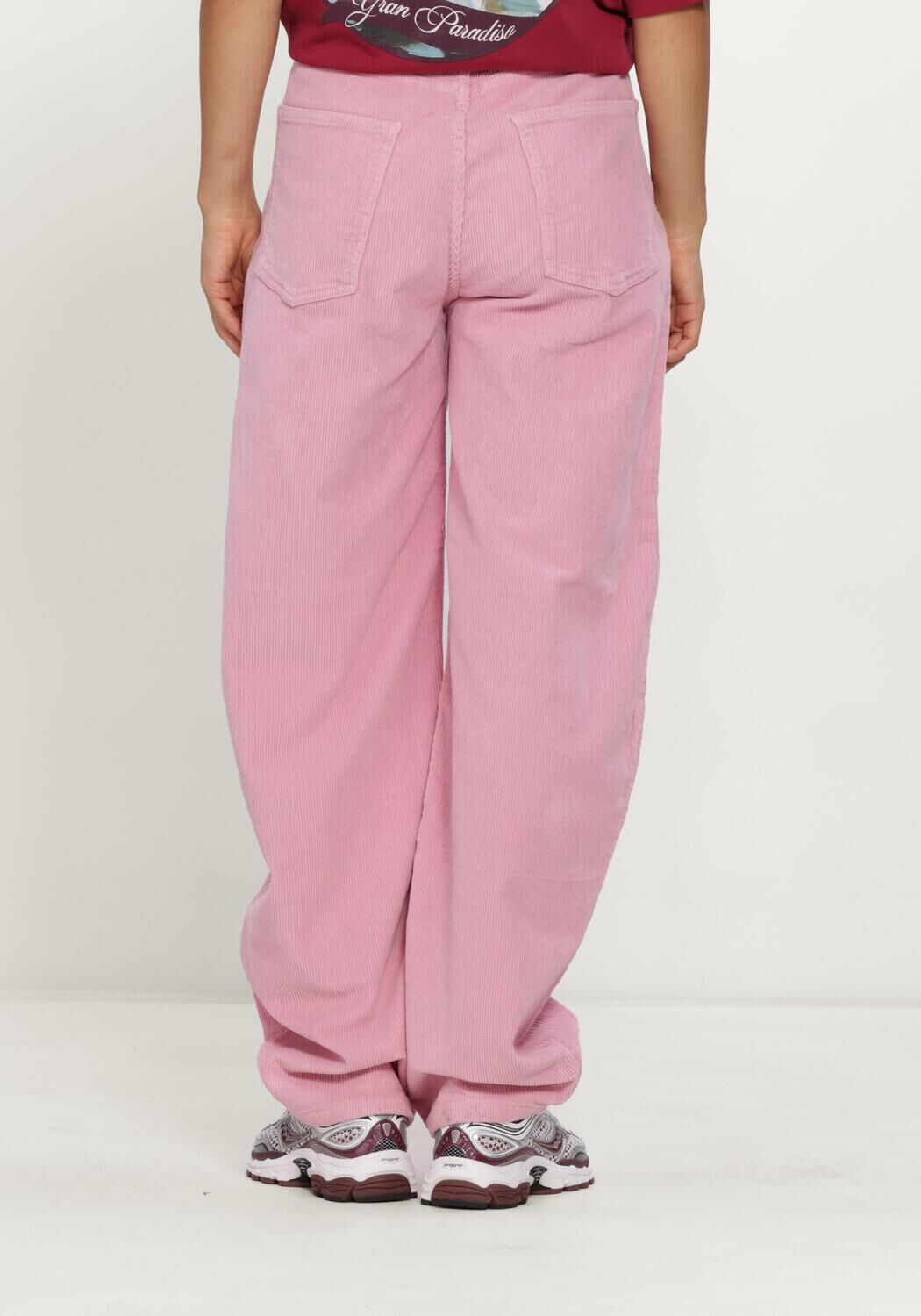 Roze STIEGLITZ Wijde broek MIMI - large