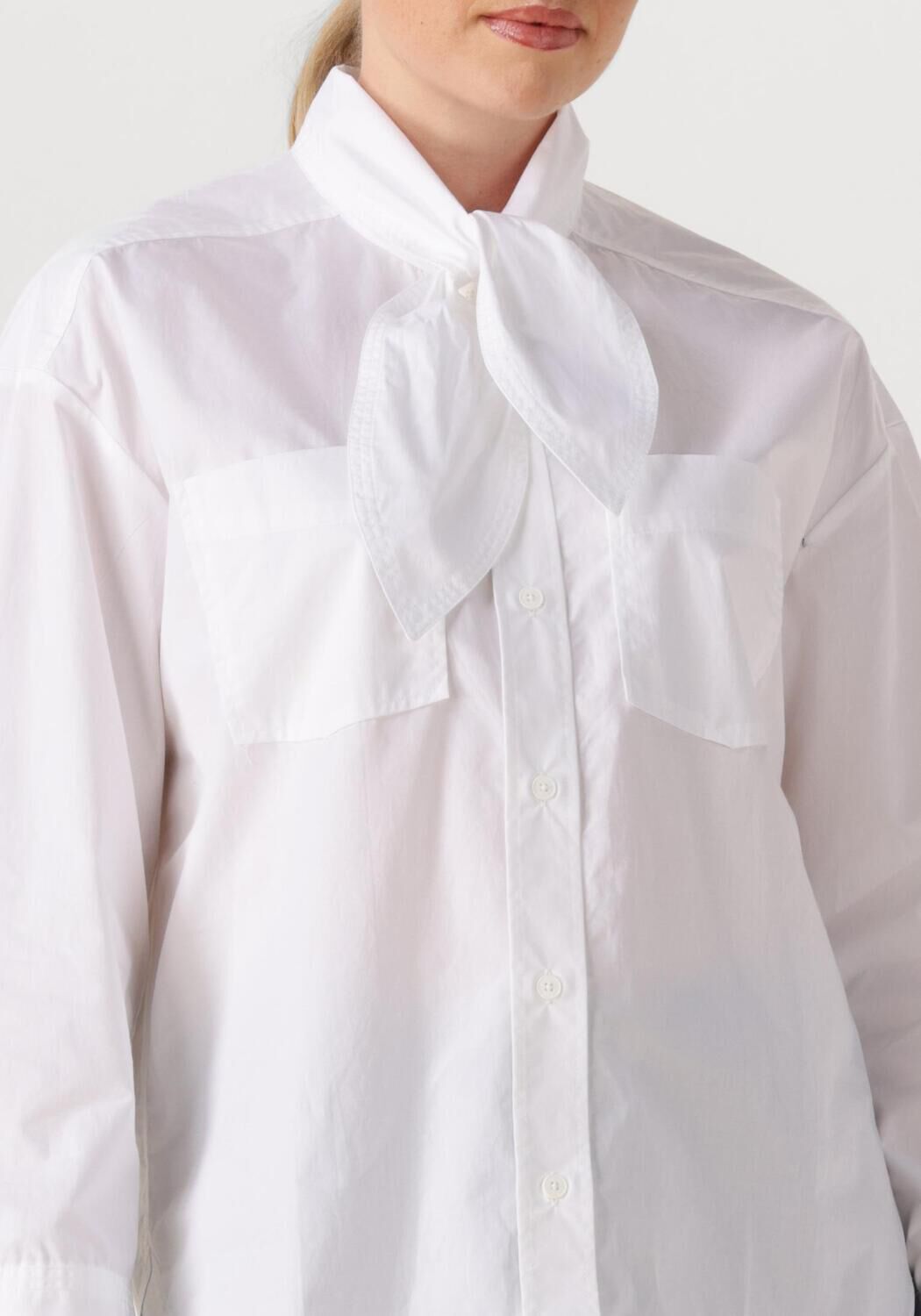 Witte CLOSED Blouses SCARFF SHIRT - large