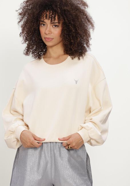 Creme ALIX THE LABEL Sweater LADIES KNITTED OVERSIZED SWEATER - large