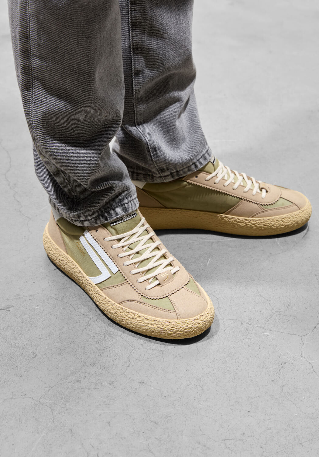 Olijf PURAAI Lage sneakers 1.01 VINTAGE - medium