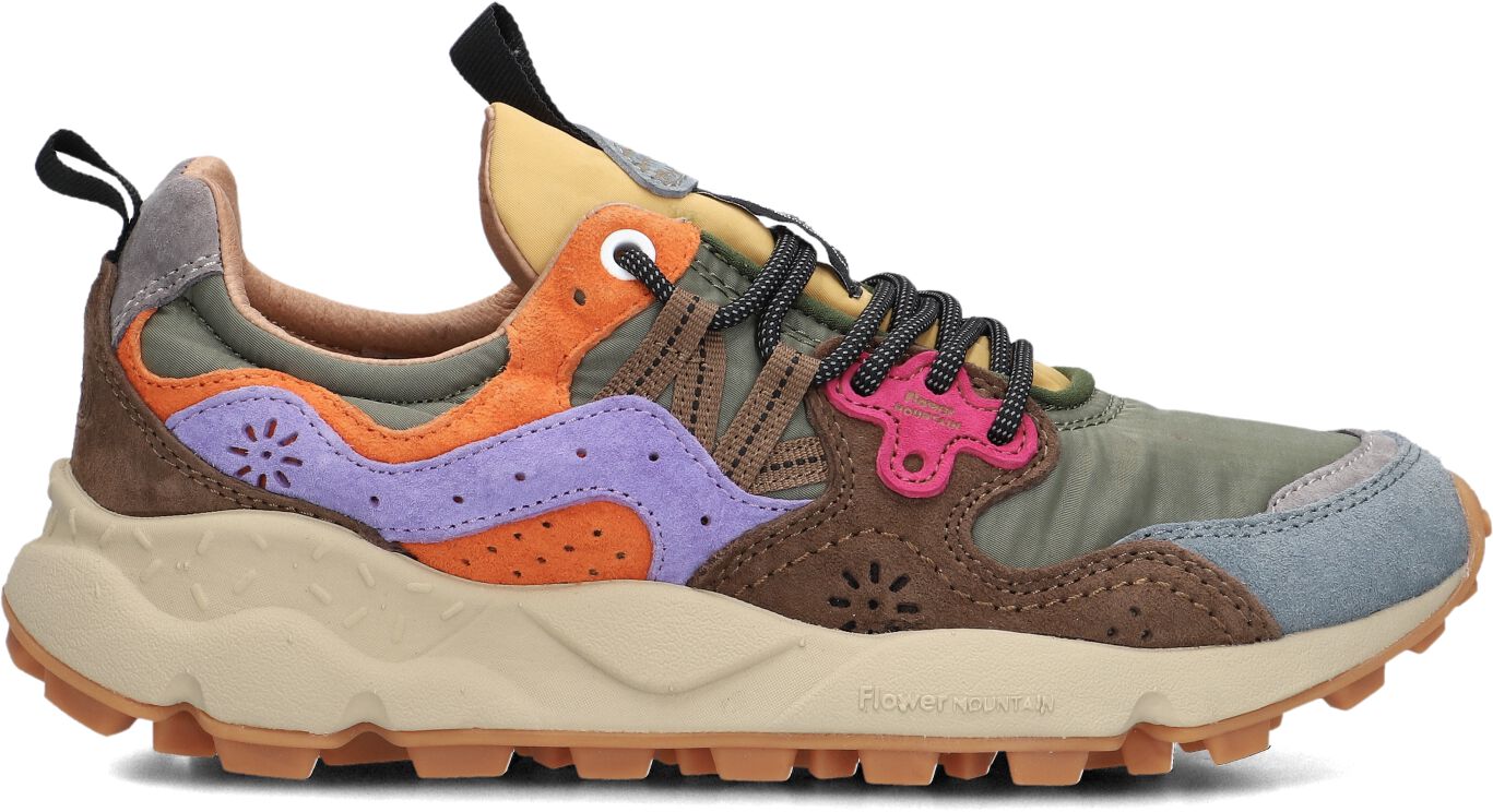 Flower Mountain Lage Sneakers Dames Yamano 3 Uni, Maat: 37, Materiaal: Suède