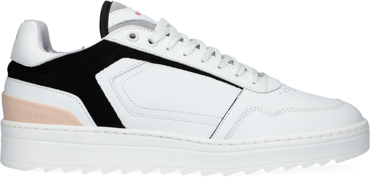 Nubikk Lage Sneakers Heren Cliff Cane, Maat: 40, Materiaal: Leer, Kleur: Wit