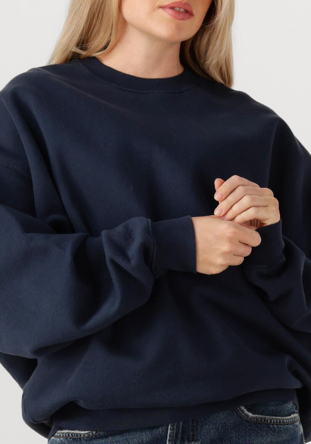 Donkerblauwe SEA ME HAPPY Trui HOLY SWEATER - large