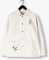 Gebroken wit FORÉT Overshirts ROWAN EMBROIDERY CANVAS OVERSHIRT Gebroken wit FORÉT Overshirts ROWAN EMBROIDERY CANVAS OVERSHIRT - medium