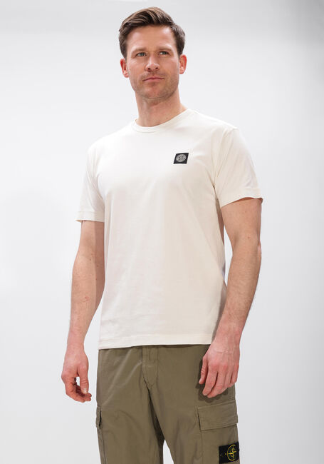 Ecru STONE ISLAND T-shirt SS T-SHIRT S0013 - large