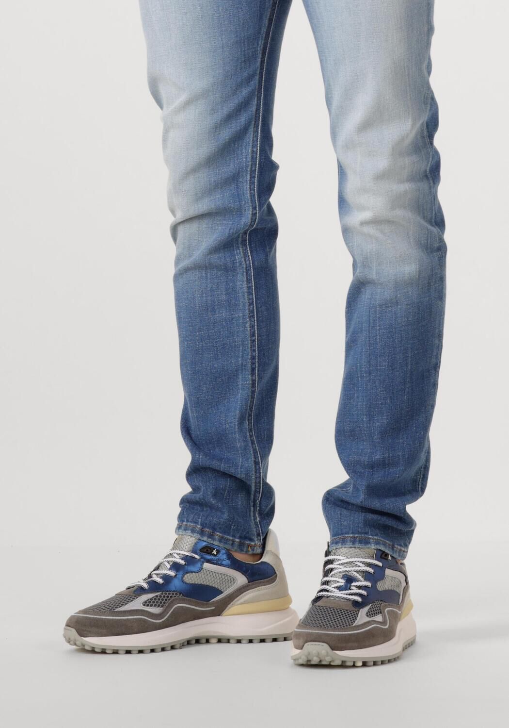 Blauwe FLORIS VAN BOMMEL Lage sneakers SFM-10206 NOPPI - large