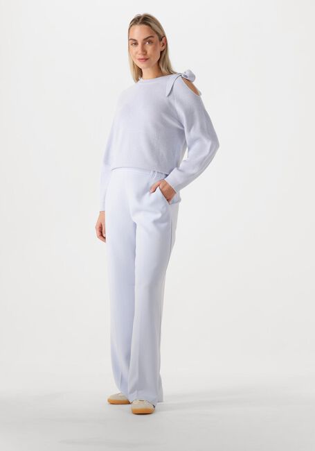 Lichtblauwe DANTE6 Trui ULYN CUT-OUT BOW SWEATER - large
