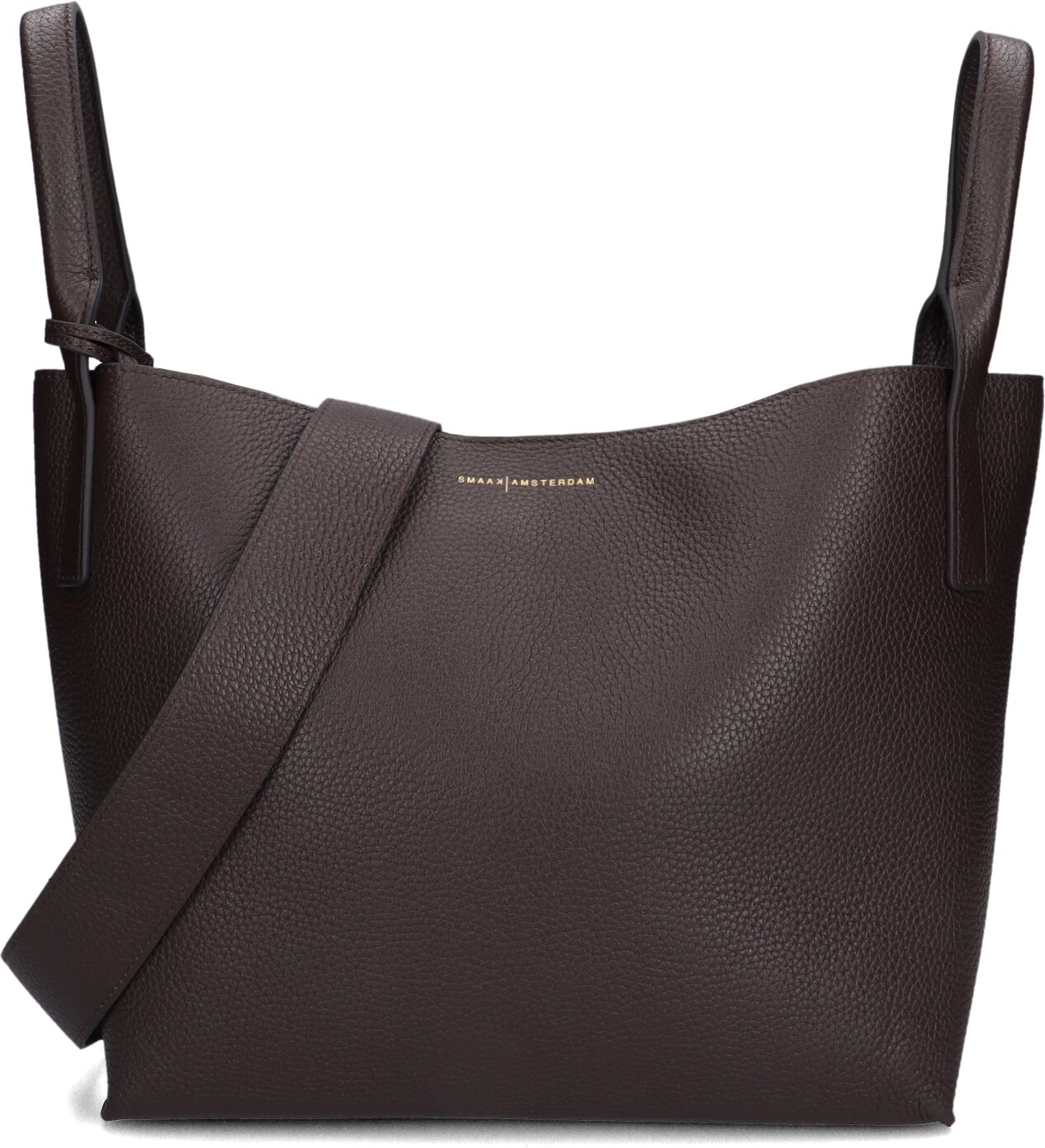 Smaak Amsterdam Smaak Amsterdam Schoudertas Dames Scott, Materiaal: Leer, Kleur: Bruin