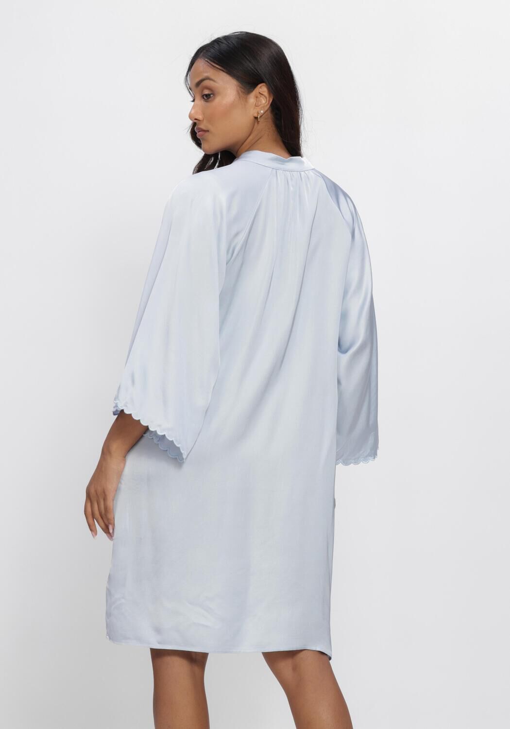 Blauwe BRUUNS BAZAAR Mini jurk WECKIABBWENDISA DRESS - large