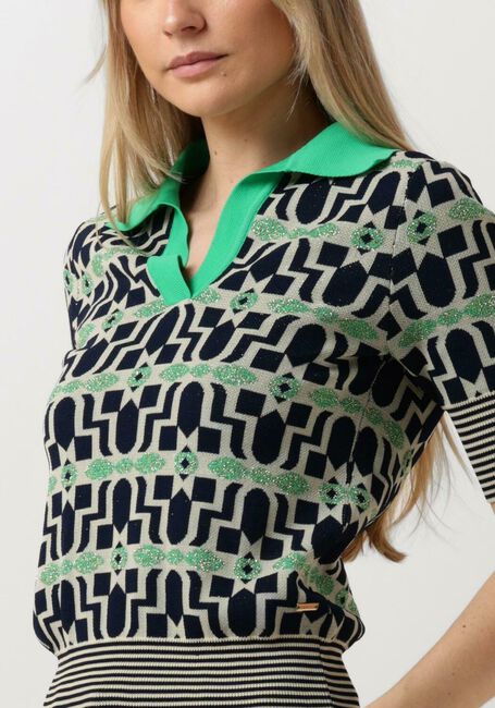 Groene AIME BALANCE T-shirt SELMA POLO - large