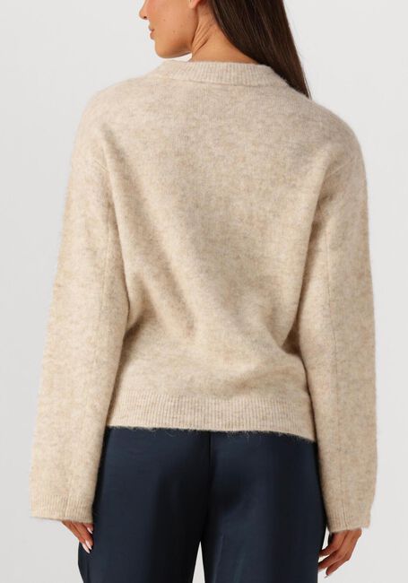 Beige SECOND FEMALE Trui BEATE KNIT O-NECK - large