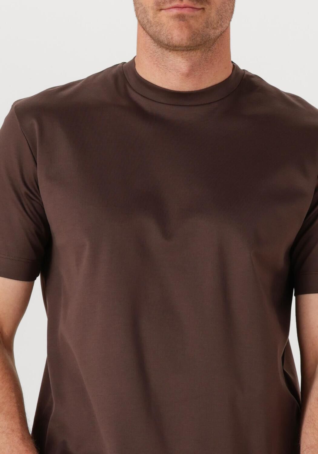Bruine VALENZA T-shirt 1001 INTERLOCK SUPIMA TSHIRT - large