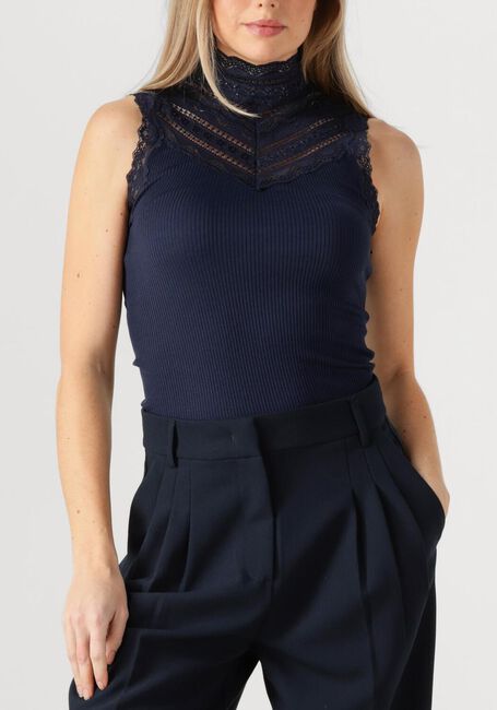 Donkerblauwe ROSEMUNDE Top BENITA - large