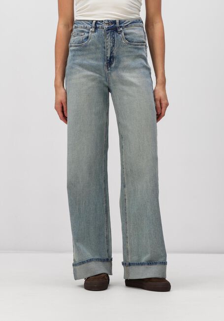 Lichtblauwe GESTUZ Wide jeans GZSARA HW WIDE JEANS - large