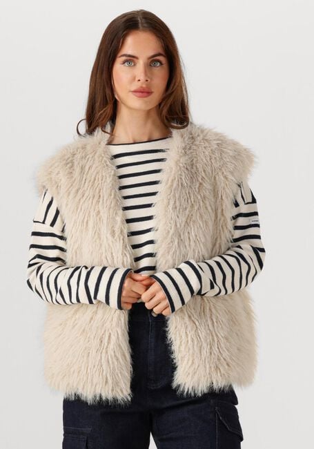 Beige PENN & INK Gilet WAISTCOAT W25C280 - large