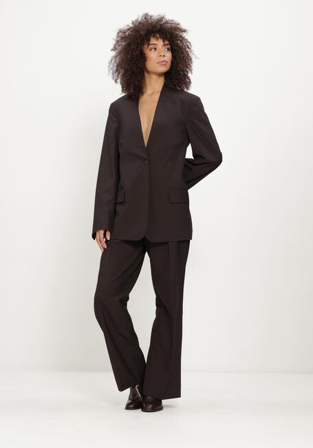 Bruine HERSKIND Broeken IVANO MID WAIST PANTS - large