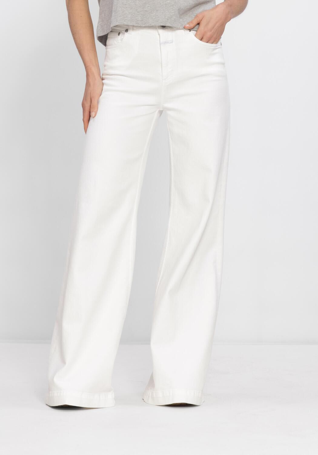 Witte CLOSED Flared jeans GLOW UP - large