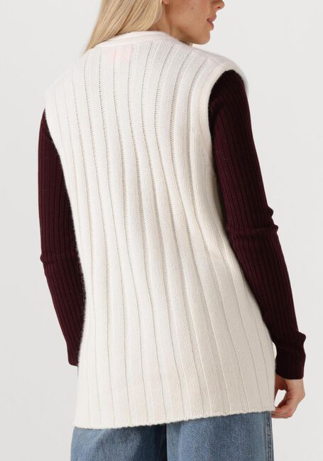Gebroken wit SEA ME HAPPY Vest GRACE VEST CASHMERE - large